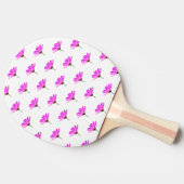 Raquette De Ping Pong Baise rose (Côté)