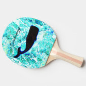 Raquette De Ping Pong baleine noire bleu Thunder_Cove (Côté)
