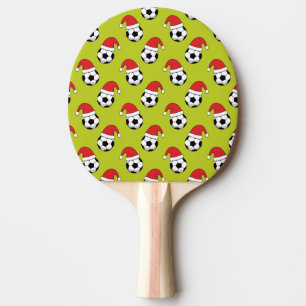 Raquette De Ping Pong Balle de football de Noël avec le Casquette Père N