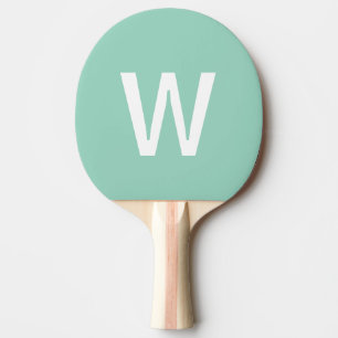 Raquette De Ping Pong Balle de ping-pong personnalisée bleu & blanc Mono