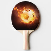 Raquette De Ping Pong Balle de soccer - Ping Pong Paddle (Dos)