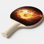 Raquette De Ping Pong Balle de soccer - Ping Pong Paddle (Devant Angle)
