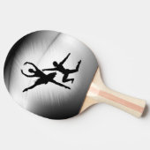 Raquette De Ping Pong Ballet Couple Dance (Côté)