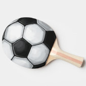 Raquette De Ping Pong Ballon de football (Côté)