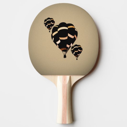 Raquette De Ping Pong Ballons à air chaud rustique (Dos)