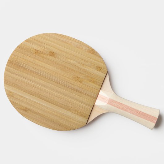 Raquette De Ping Pong Bambou foncé (Côté)