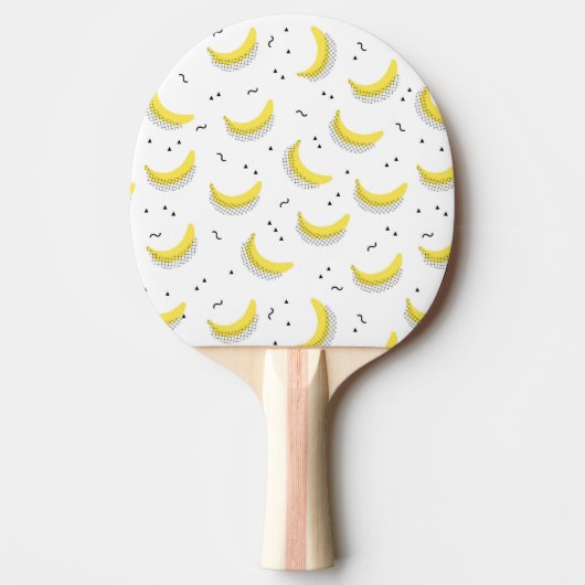 Raquette De Ping Pong Bananes géométriques (Devant)