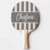 Raquette De Ping Pong Bande de bonbons Polo du milieu du siècle Sandcast (Devant)