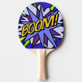 Raquette De Ping Pong Bande dessinée cool moderne BOOM (Devant)