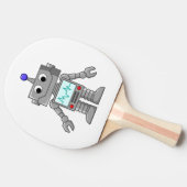 Raquette De Ping Pong Bande dessinée de robot (Côté)