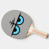 Raquette De Ping Pong Bande dessinée fâchée de yeux (Côté)
