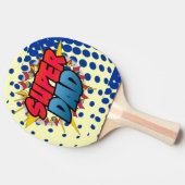 Raquette De Ping Pong Bande dessinée Inspiré Super Papa (Côté)