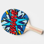 Raquette De Ping Pong Bande dessinée Pop Art WHAM! (Côté)