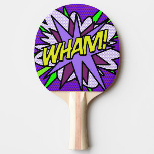 Raquette De Ping Pong Bande dessinée WHAM Fun Cool Moderne