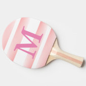 Raquette De Ping Pong Bande rose monogramme (Côté)