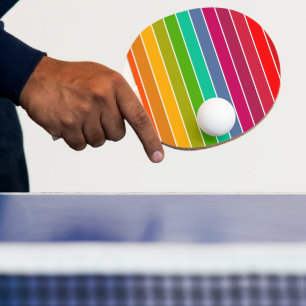 Raquette De Ping Pong Bandes d'art pop