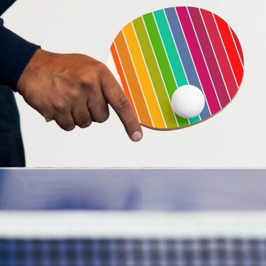 Raquette De Ping Pong Bandes d'art pop (Insitu)