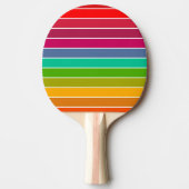 Raquette De Ping Pong Bandes d'art pop (Devant)