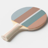 Raquette De Ping Pong Bandes de couleurs coupées (Devant Angle)