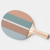 Raquette De Ping Pong Bandes de couleurs coupées (Côté)
