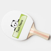 Raquette De Ping Pong Bannière de panda (Côté)