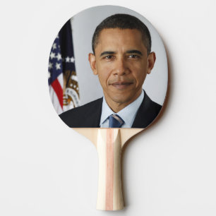 Raquette De Ping Pong Barack Obama Président américain Portrait de la Ma