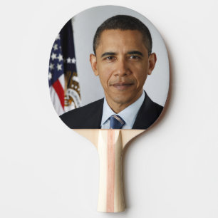 Raquette De Ping Pong Barack Obama Président américain Portrait de la Ma