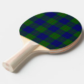 Raquette De Ping Pong Barclay tartan bleu vert plaid (Devant Angle)