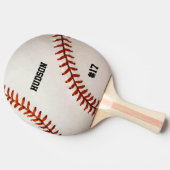 Raquette De Ping Pong Baseball personnalisé (Côté)