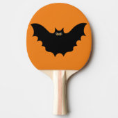 Raquette De Ping Pong Bat noir d'Halloween (Devant)