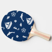 Raquette De Ping Pong Bateau à voile et Motif Marine Life (Côté)