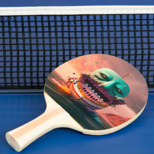Raquette De Ping Pong Bateau effrayant