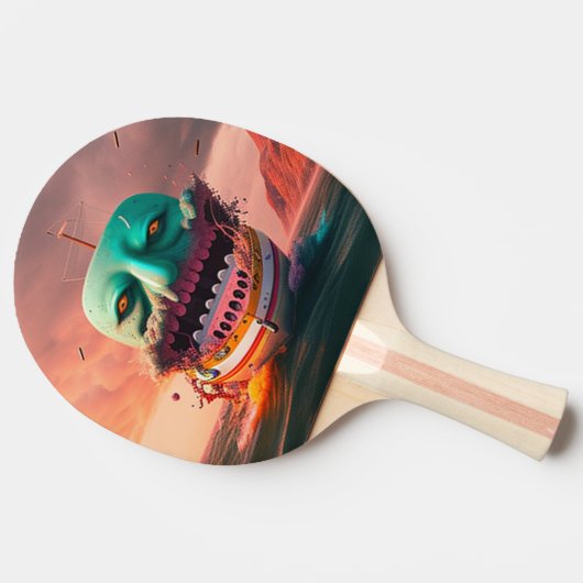 Raquette De Ping Pong Bateau effrayant (Côté)