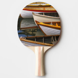 Raquette De Ping Pong Bateaux de couleur vive au Wooden Boat Center