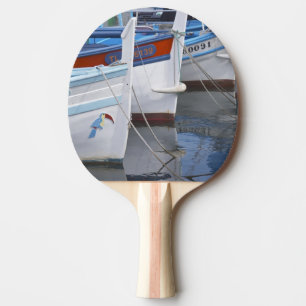 Raquette De Ping Pong Bateaux de pêche provençaux typiques peints en 2