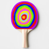 Raquette De Ping Pong Batte de ping-pong - cercles de couleur (Devant)