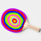 Raquette De Ping Pong Batte de ping-pong - cercles de couleur (Côté)