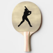 Raquette De Ping Pong Batterie de baseball vers le haut (Dos)