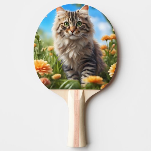 Raquette De Ping Pong Beau chats beau jardin (Devant)