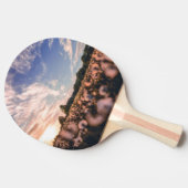 Raquette De Ping Pong beau ciel sur la plaine (Côté)
