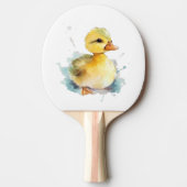 Raquette De Ping Pong Bébé Canard Aquarelle Ping Paddle (Devant)