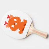 Raquette De Ping Pong Bébé cerf pixelisé mignon (Côté)