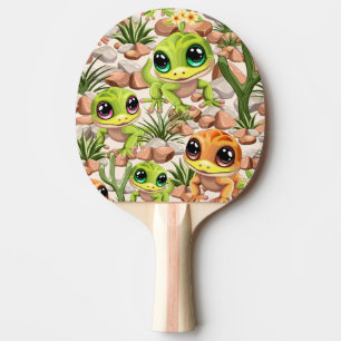Raquette De Ping Pong Bébé Geckos jote personnages de dessin