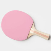 Raquette De Ping Pong Bébé rose couleur solide (Côté)