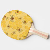 Raquette De Ping Pong Bee Buzzing Honey Bees mignonne (Côté)