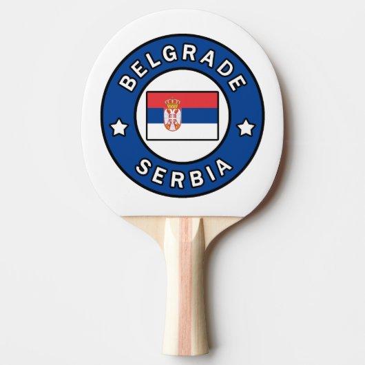 Raquette De Ping Pong Belgrade Serbie (Devant)