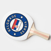 Raquette De Ping Pong Belgrade Serbie (Côté)