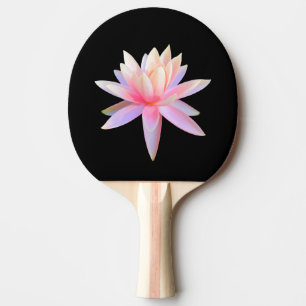 Raquette De Ping Pong Belle Fleur de Lotus Rose Art Cool Unique