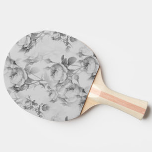 Raquette De Ping Pong Belle florale Vintage