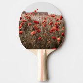 Raquette De Ping Pong belles fleurs de coquelicot (Devant)